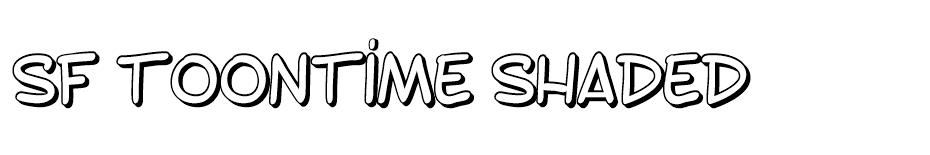 SF Toontime Shaded font